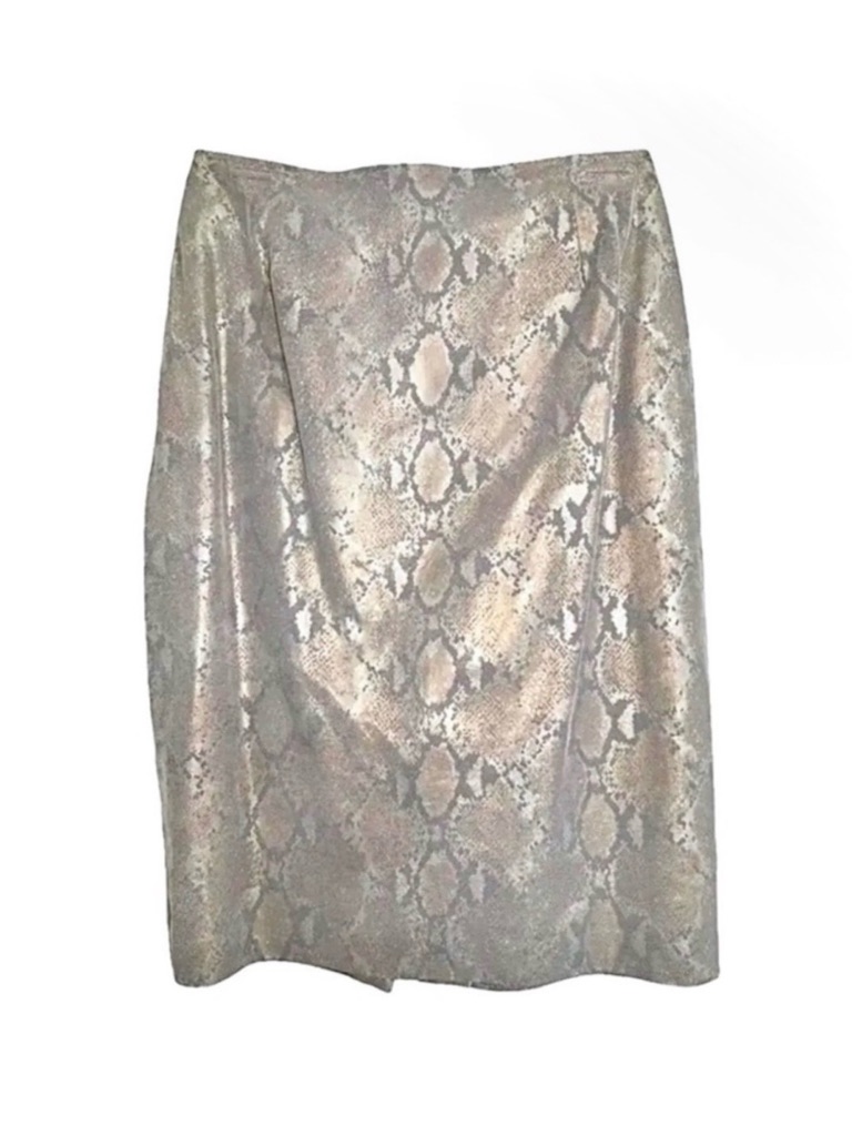 Danier Iridescent Python/Snakeskin Soft Leather